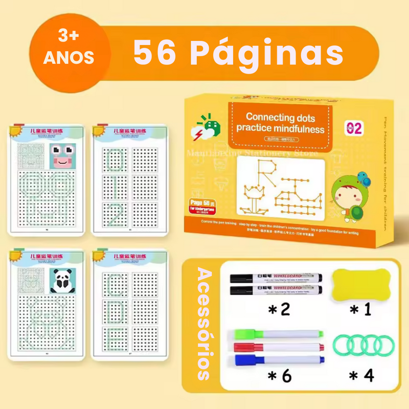 Caderno De Aprendizagem Reutilizável Magic-Book