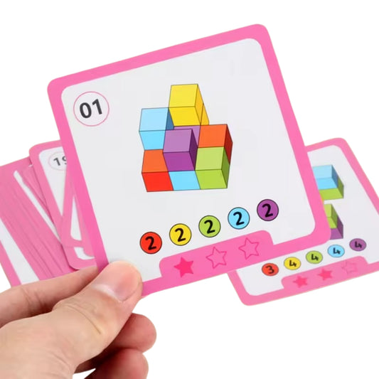 Jogo Quebra Cabeça Puzzle Blocos Coloridos De Montar