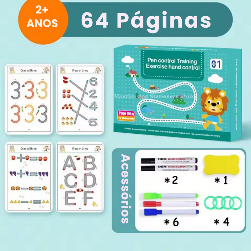 Caderno De Aprendizagem Reutilizável Magic-Book