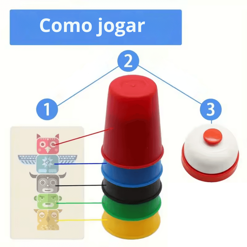 Jogo De Mesa Quick Cups
