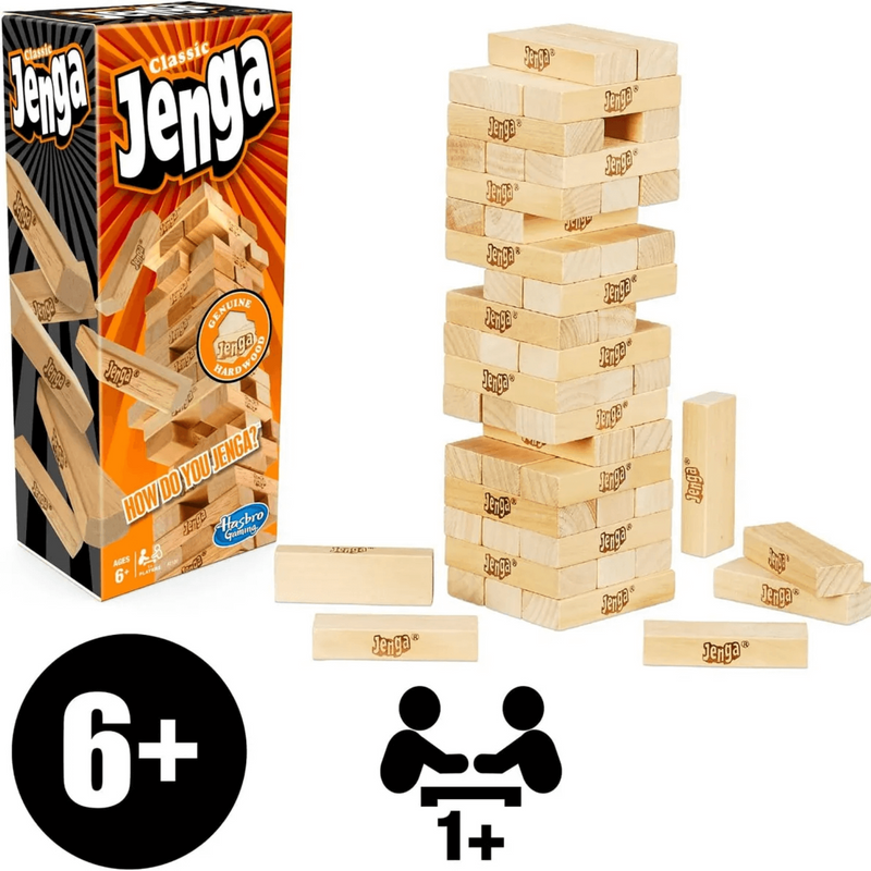 Jogo Torre Jenga Clássico - Caiu Perdeu