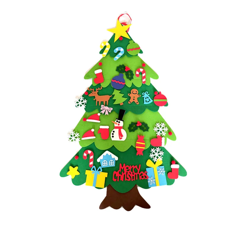 Árvore De Natal Para Montar 32 Peças + Pisca-Pisca