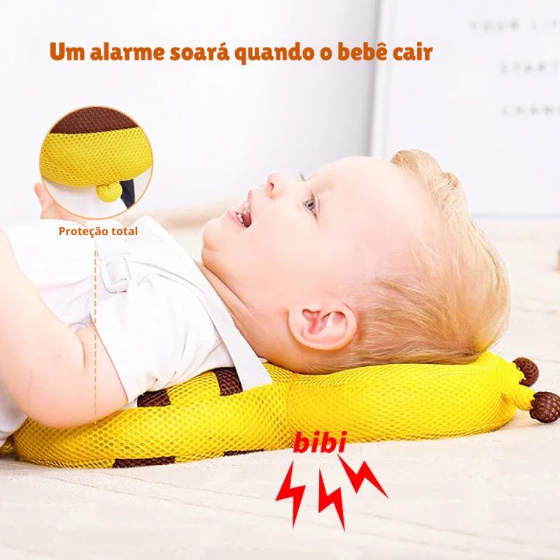 Almofada Abelha Protetora De Cabeça Para Bebê