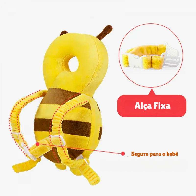 Almofada Abelha Protetora De Cabeça Para Bebê