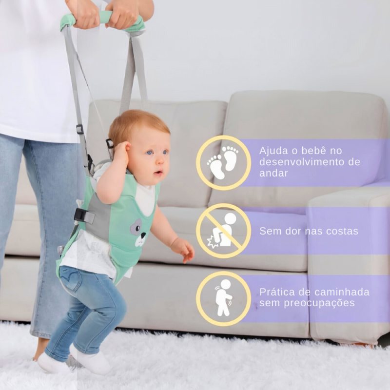 Andador De Bebê Urso Meus Primeiros Passos - Verde