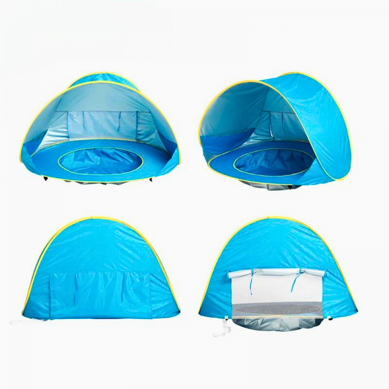 Barraca Com Piscina Para Crianças e Bebês Com Proteção UV 50+