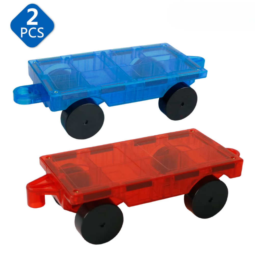 Blocos de Construção Magnético Colorido 3D - 50 Peças