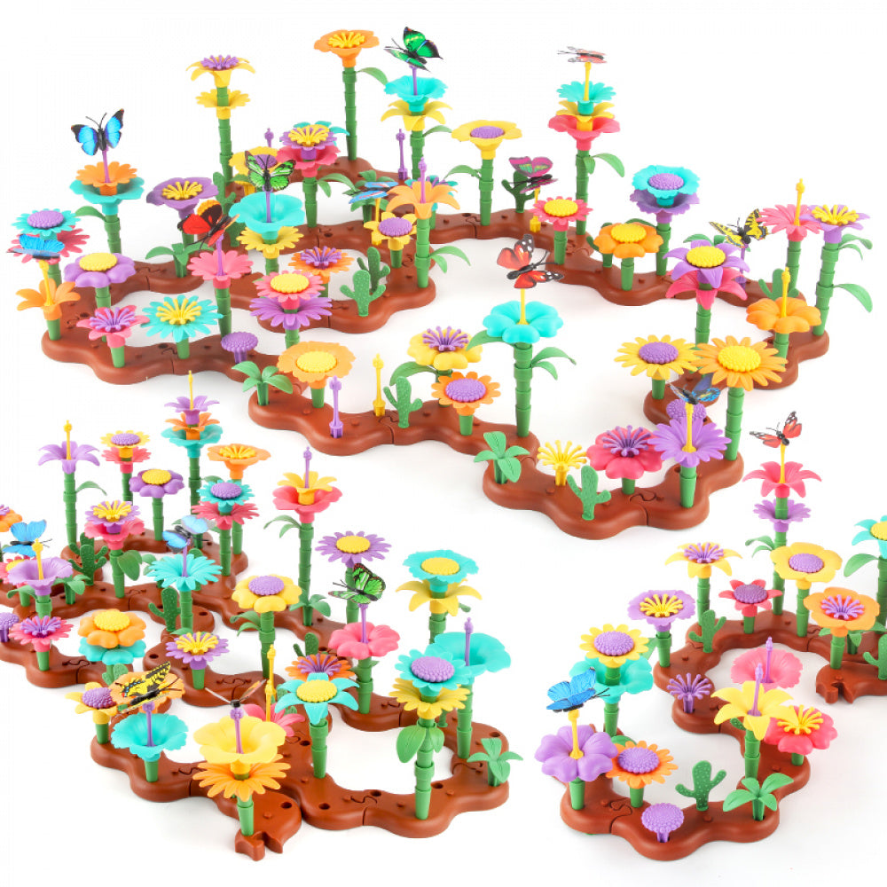 Brinquedo Construção De Jardim Florido