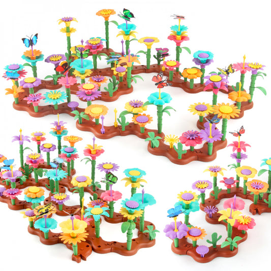 Brinquedo Construção De Jardim Florido