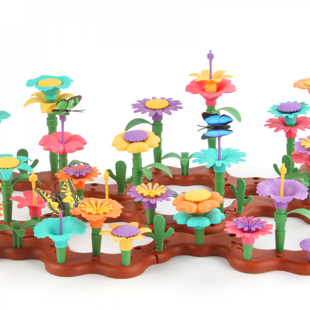Brinquedo Construção De Jardim Florido