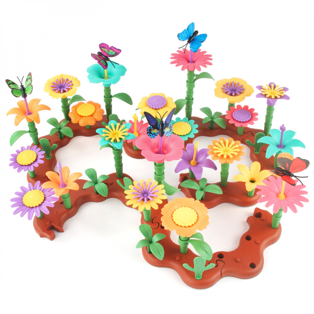 Brinquedo Construção De Jardim Florido