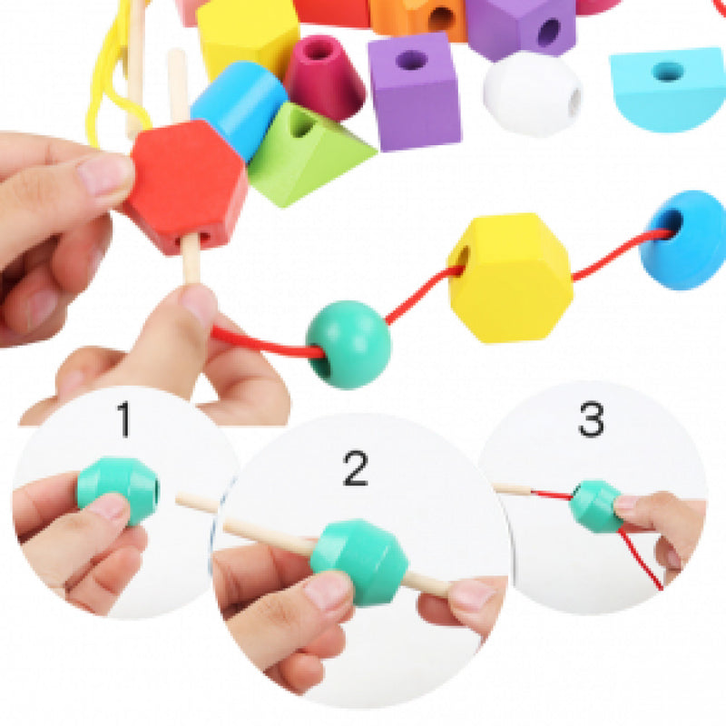 Brinquedo Montessori Encaixe De Peças Geométricas