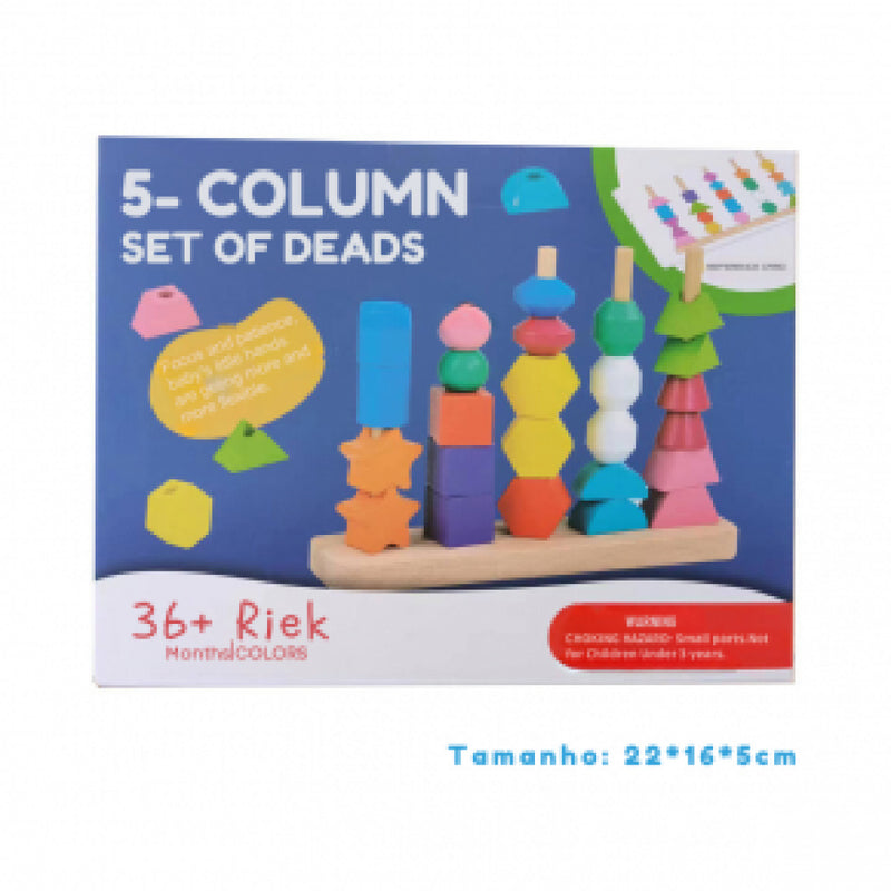 Brinquedo Montessori Encaixe De Peças Geométricas