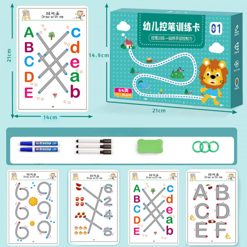 Caderno De Aprendizagem Reutilizável Magic-Book