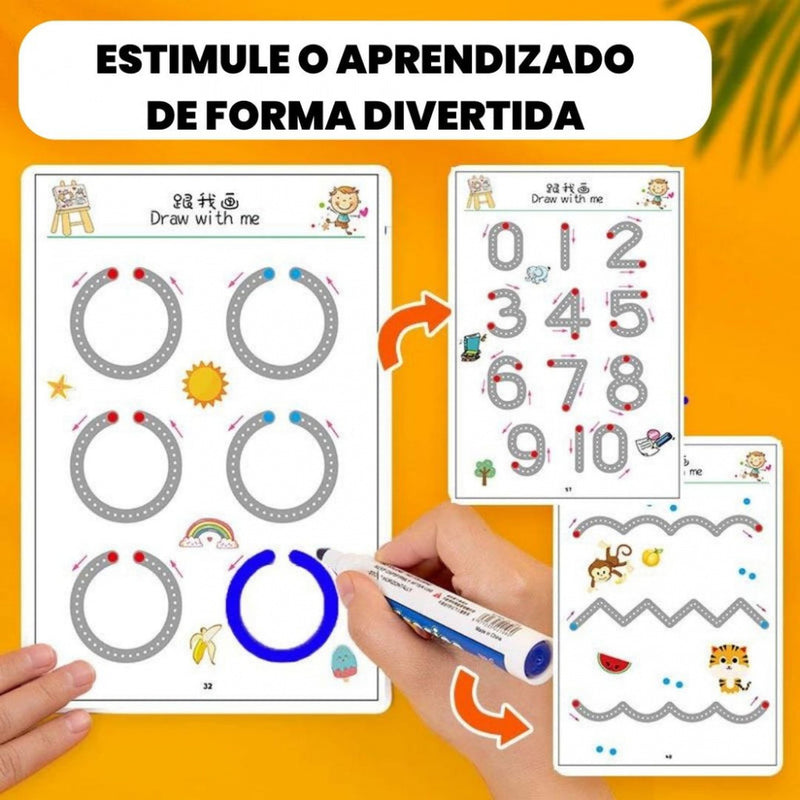 Caderno De Aprendizagem Reutilizável Magic-Book