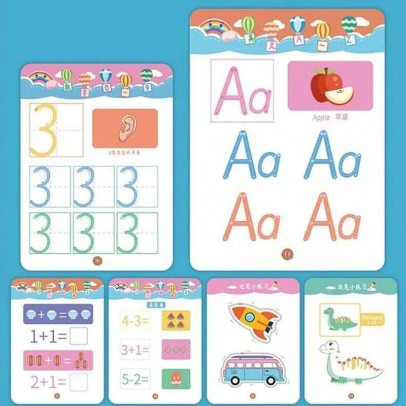 Caderno De Aprendizagem Reutilizável Magic-Book