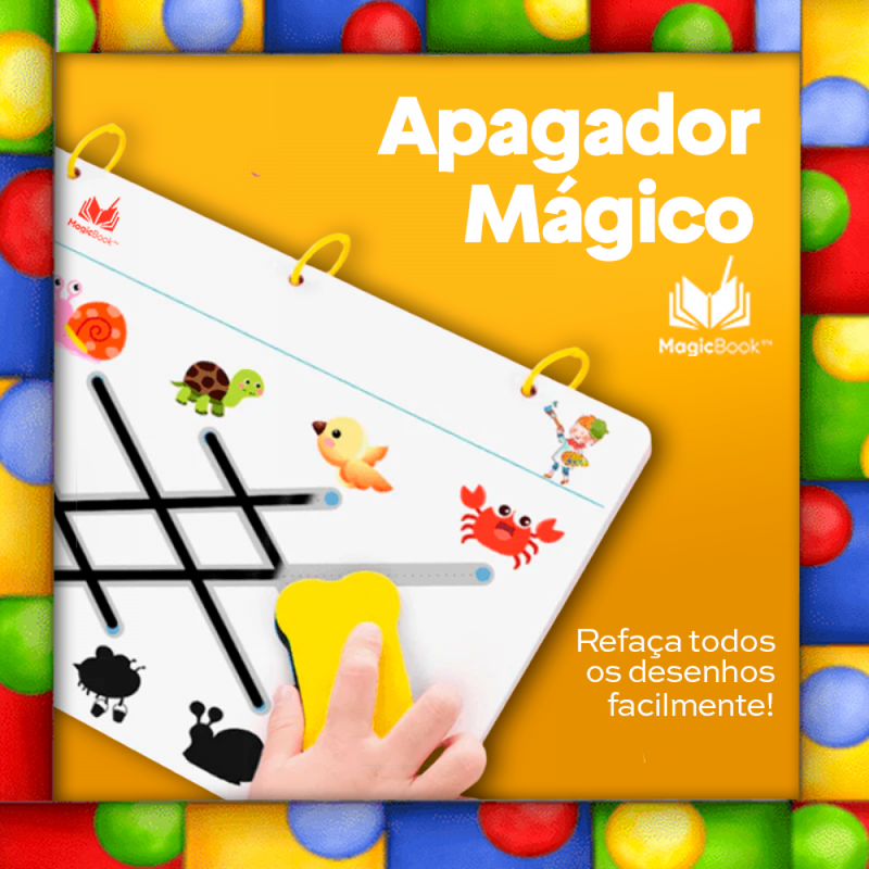Caderno De Aprendizagem Reutilizável Magic-Book