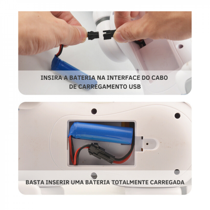 Cão Robô Eletrônico Dublê Com Comando De Voz Programável