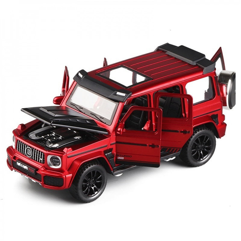 Carro Mercedes Benz Miniatura G700 1/32 Metal Com Som e Luz