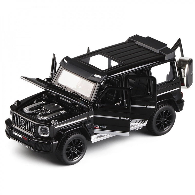 Carro Mercedes Benz Miniatura G700 1/32 Metal Com Som e Luz