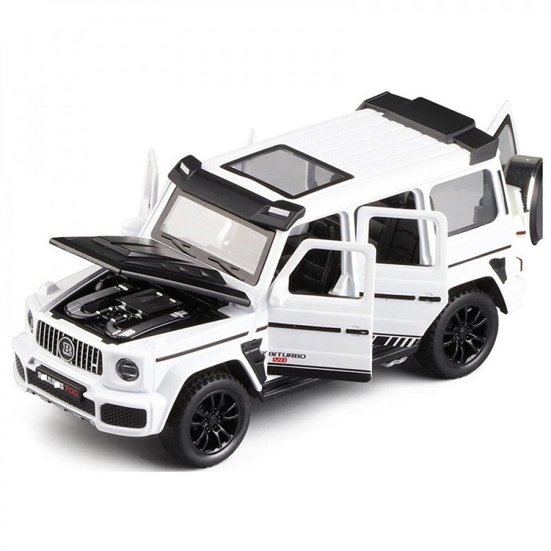 Carro Mercedes Benz Miniatura G700 1/32 Metal Com Som e Luz