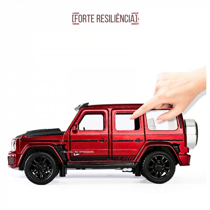 Carro Mercedes Benz Miniatura G700 1/32 Metal Com Som e Luz