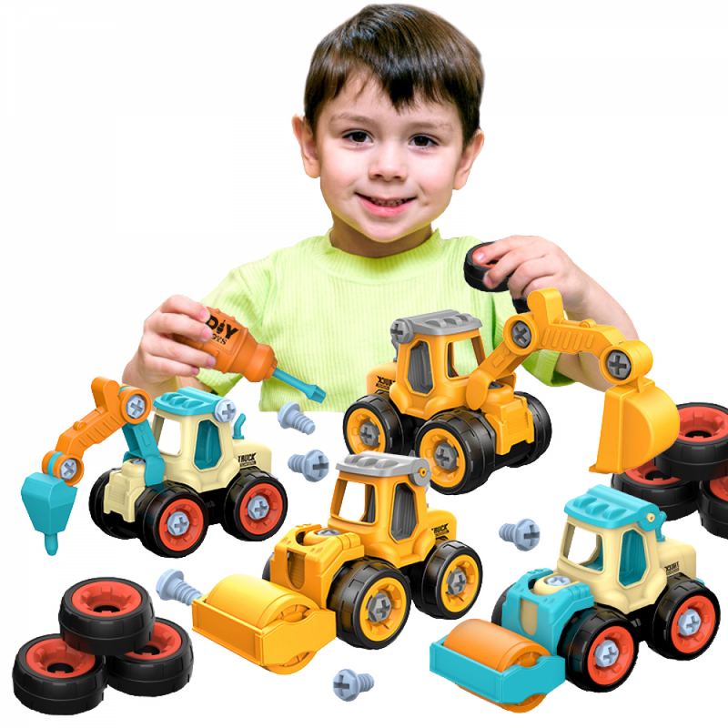 Kit Master Trator Quatro Modelos Para Montar e Desmontar