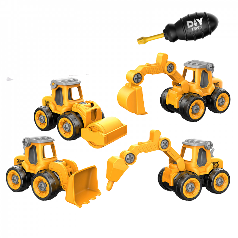 Kit Master Trator Quatro Modelos Para Montar e Desmontar