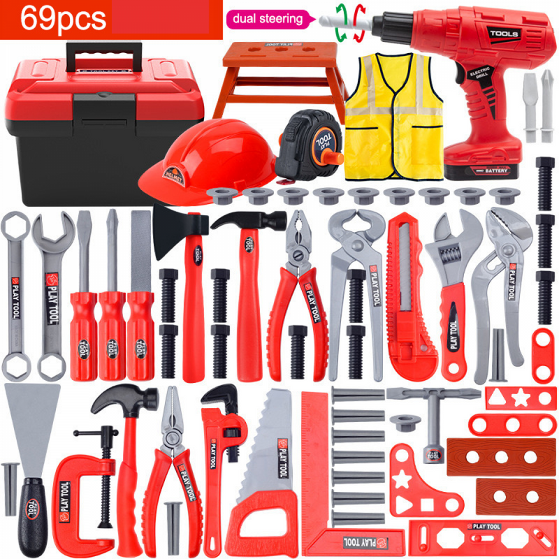 Kit Ferramentas De Construção Com Furadeira