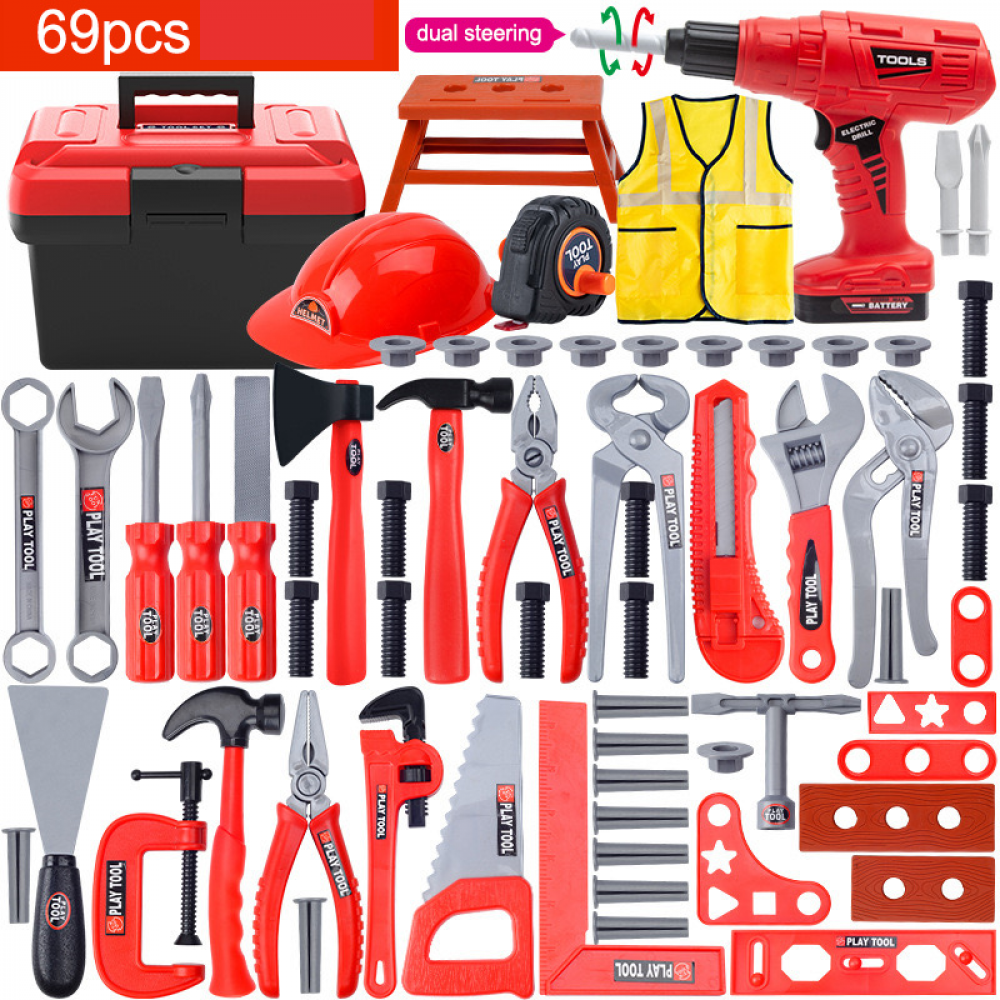 Kit Ferramentas De Construção Com Furadeira