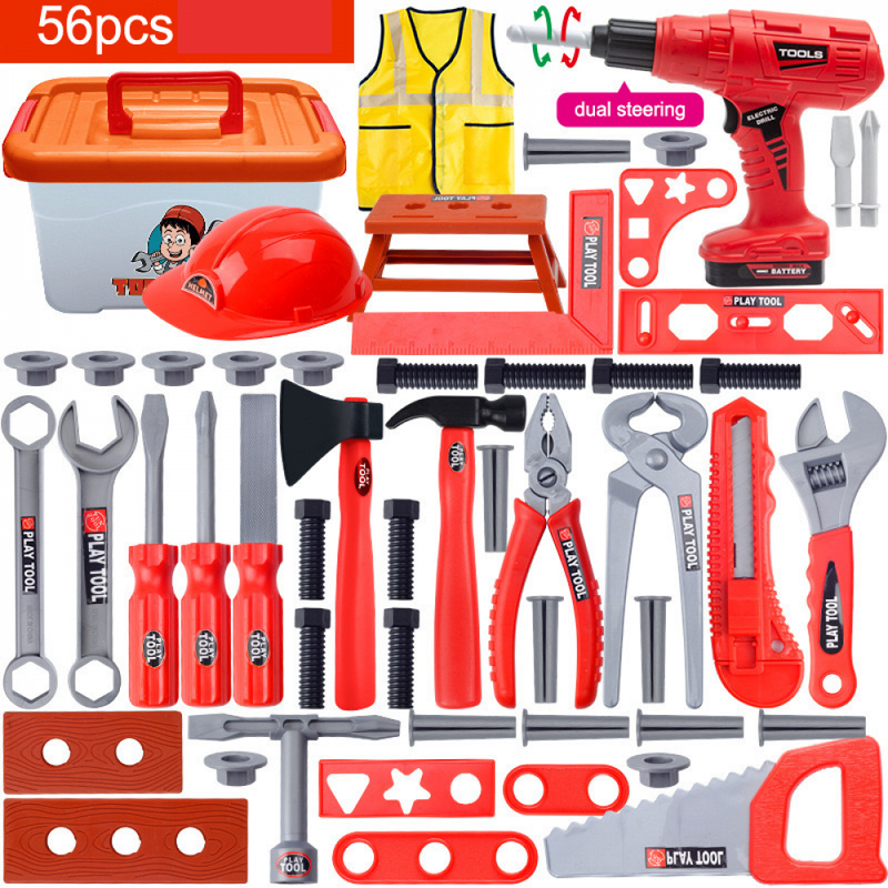 Kit Ferramentas De Construção Com Furadeira