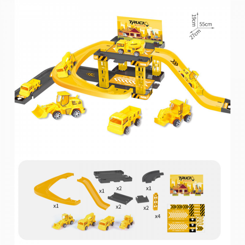 Pista De Carrinho Interativo Ramp-Cars / Bombeiro Polícia e Truck