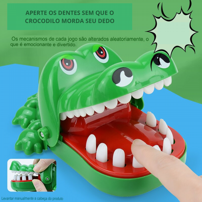 Jogo Desafio Do Crocodilo Morde Dedo