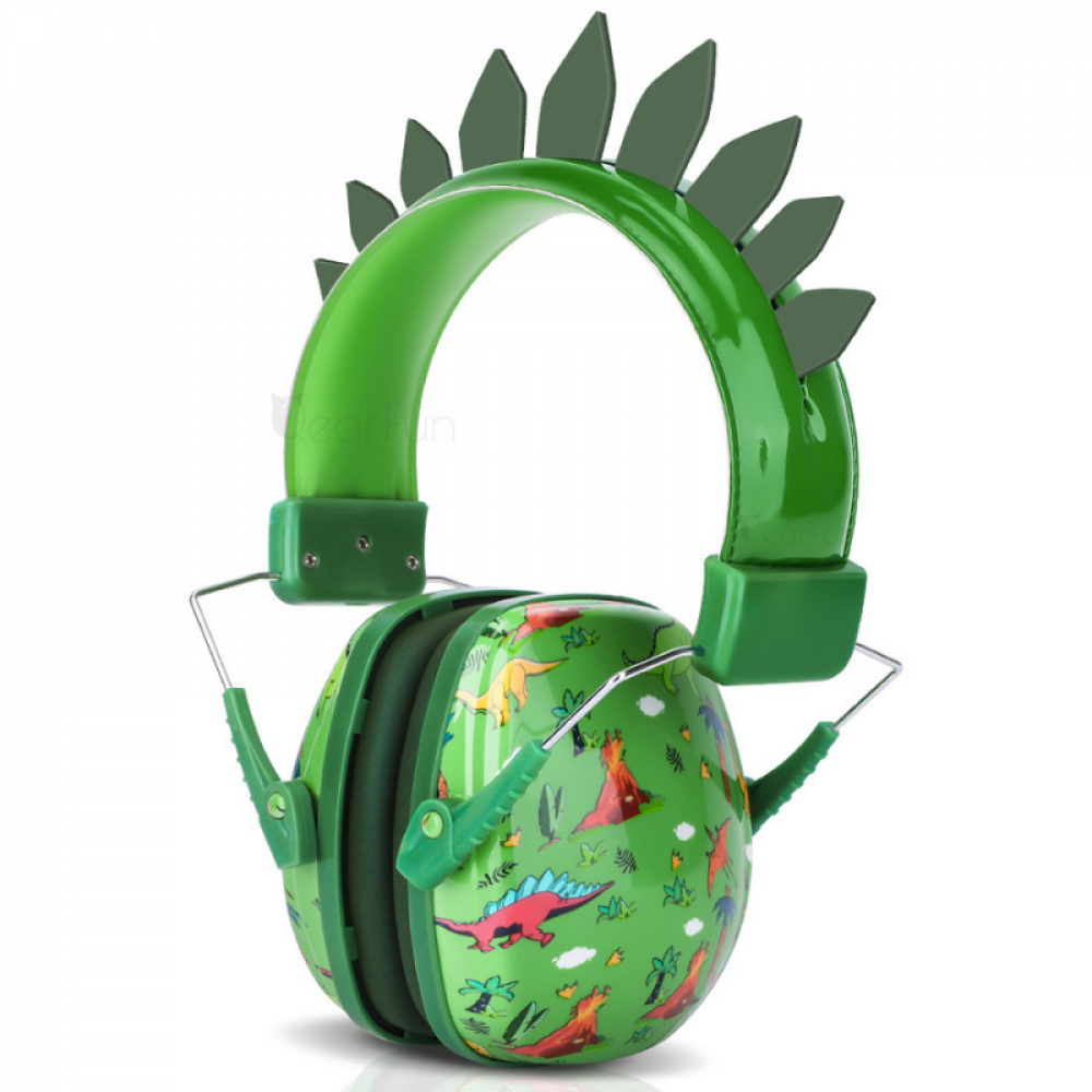 Fone De Ouvido Dino Party Sem Fio Via Bluetooth Cancelamento de Ruído De 25 dB