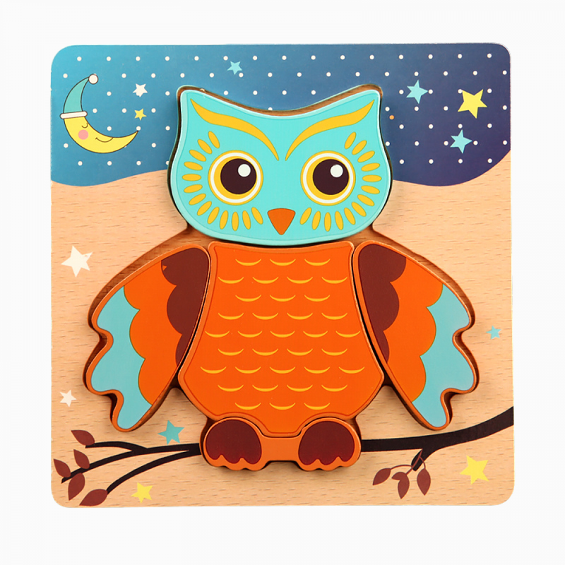 Quebra Cabeça Montessori Puzzle 3D Interativo