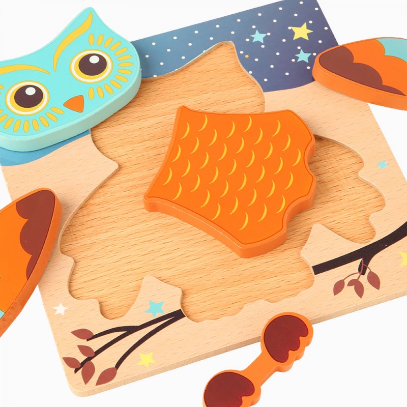 Quebra Cabeça Montessori Puzzle 3D Interativo