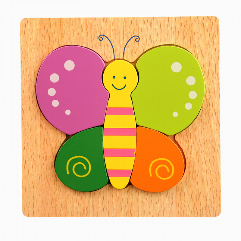 Quebra Cabeça Montessori Puzzle 3D Interativo