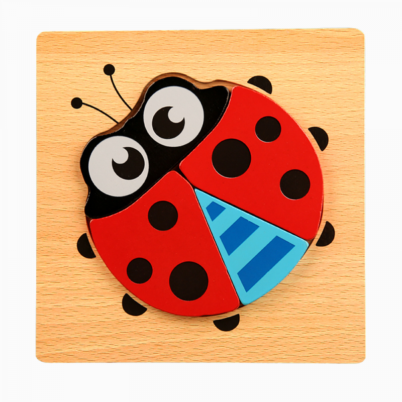 Quebra Cabeça Montessori Puzzle 3D Interativo