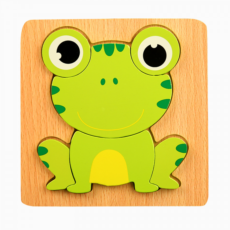 Quebra Cabeça Montessori Puzzle 3D Interativo