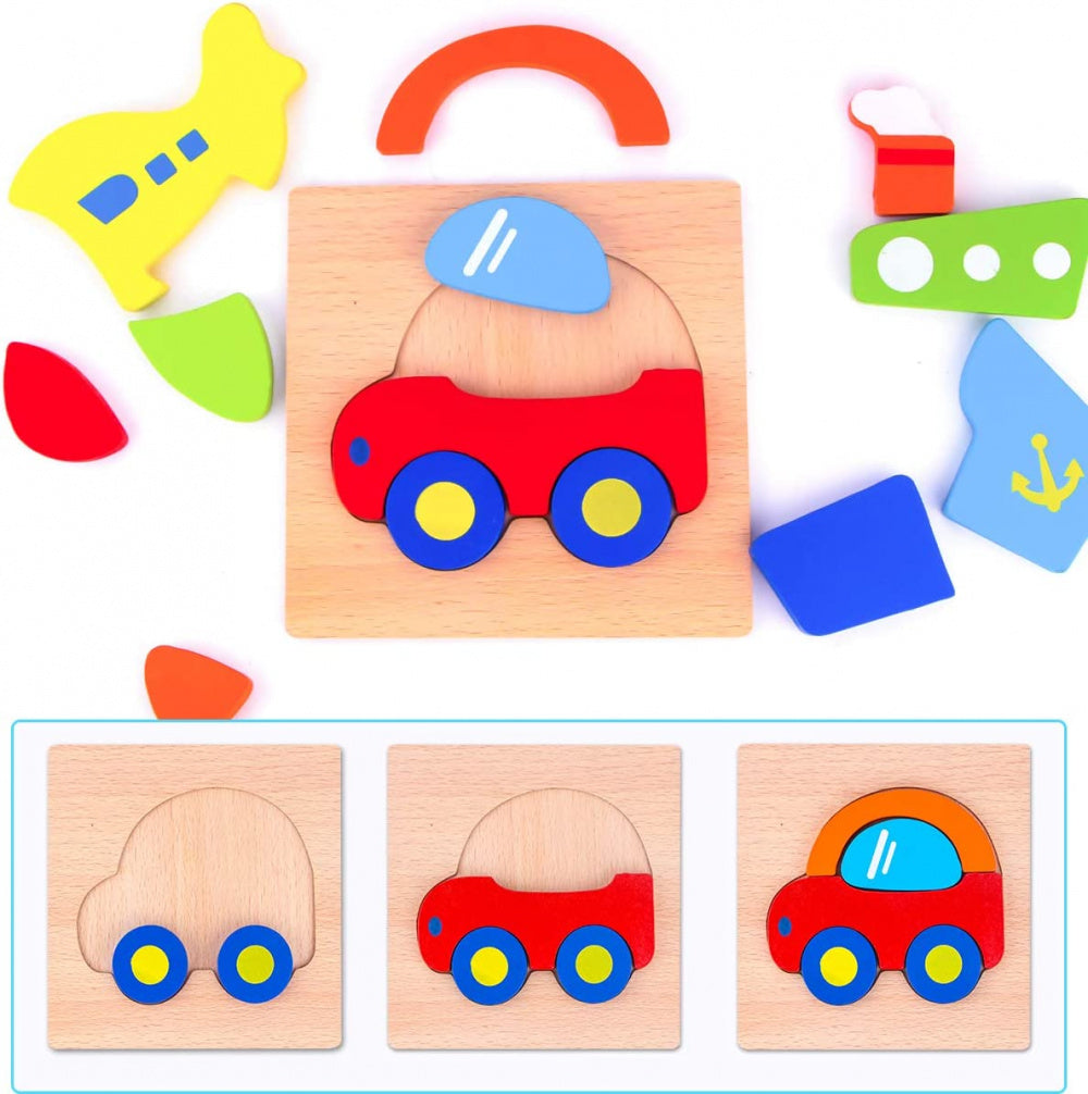 Quebra Cabeça Montessori Interativo 3D