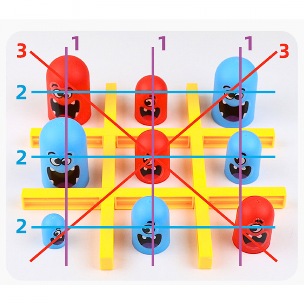 Jogo Da Velha Gobble Game Peças Inteligentes