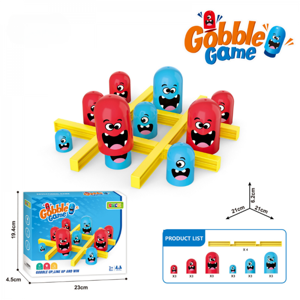 Jogo Da Velha Gobble Game Peças Inteligentes