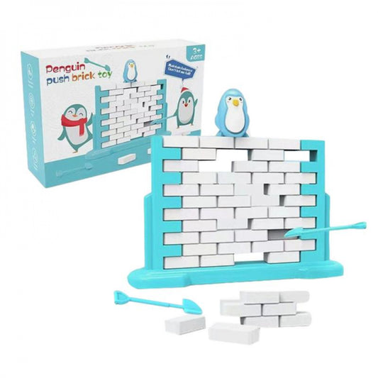 Jogo Desafio Do Pinguim C/ Parede De Gelo