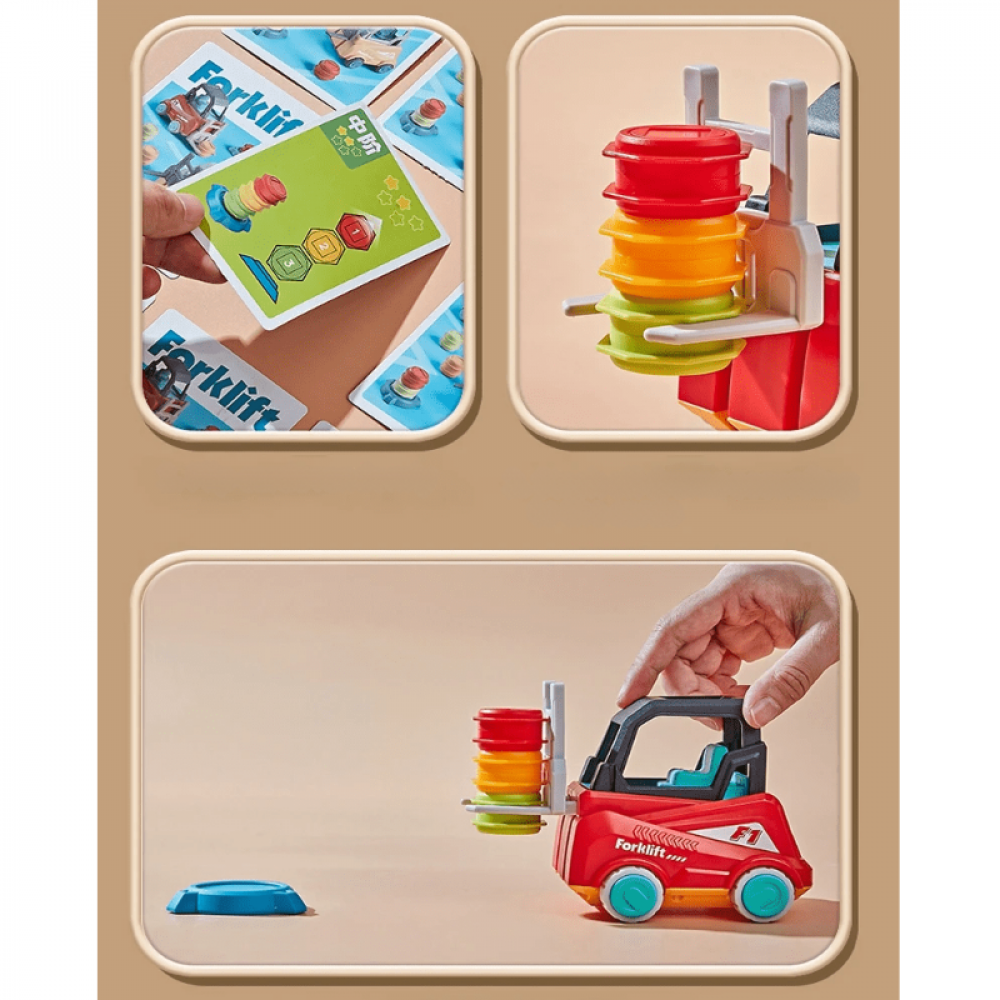 Kit Jogo Empilhadeira Forklift 3D