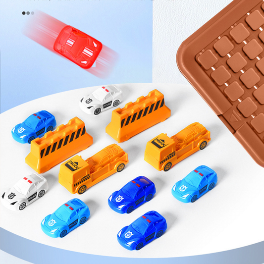 Jogo Quebra-Cabeça Carro Em Movimento