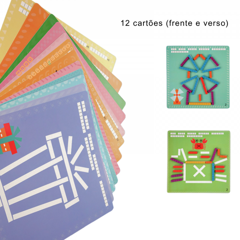 Jogo Quebra-Cabeça Montessori Mont Puzzle Formas Geométricas