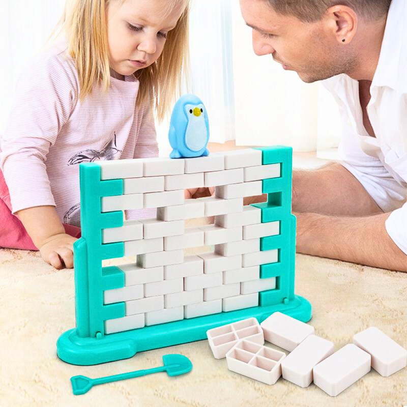 Jogo Desafio Do Pinguim C/ Parede De Gelo