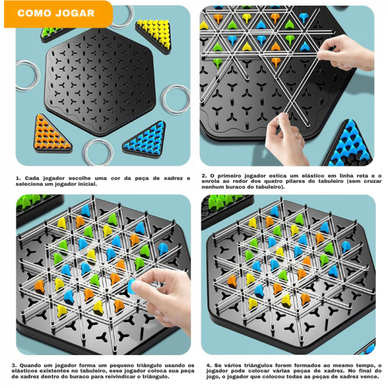 Jogo Move Elastic Tabuleiro De Xadrez Inteligente