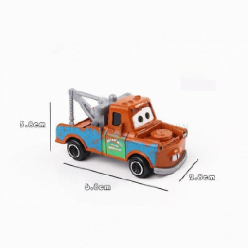 Kit Caminhão Mack Abre Baú Com 6 Carros Pequenos