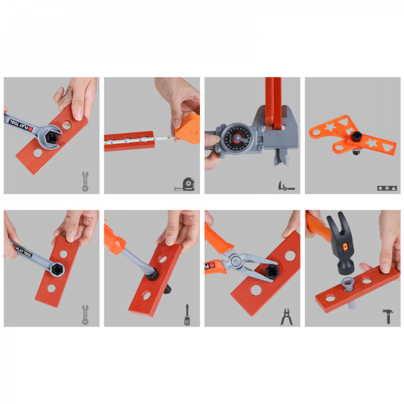 Kit Ferramentas De Construção Com Furadeira